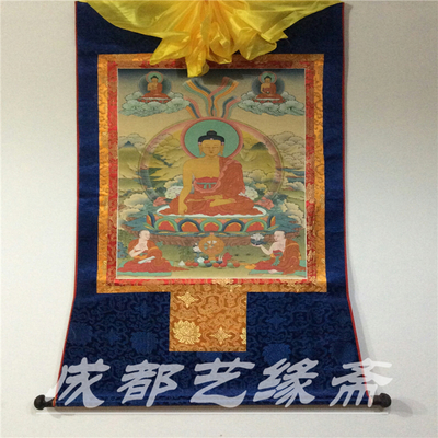 唐卡机器装裱图