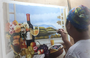 纯手绘油画定制